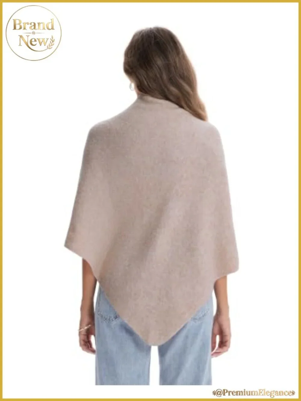 Pashmina Blend Shawl Wrap Triangle Scarf for Women